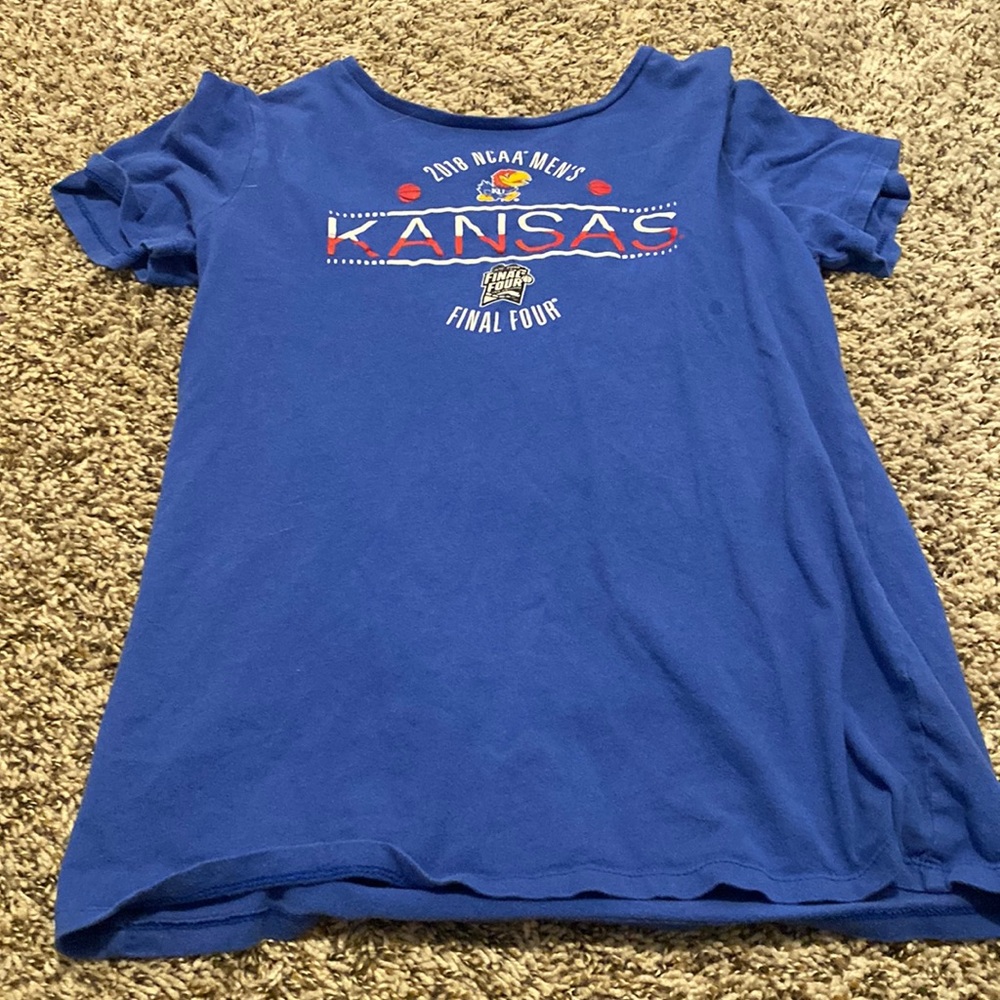 Lightly worn Champion KU final four t-shirt size Medium